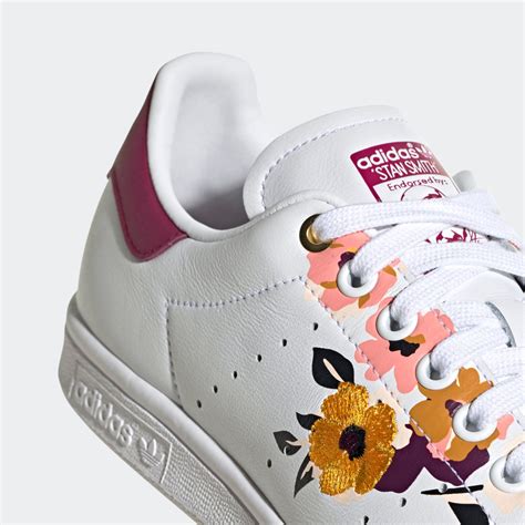 adidas stan smith floral shoes.